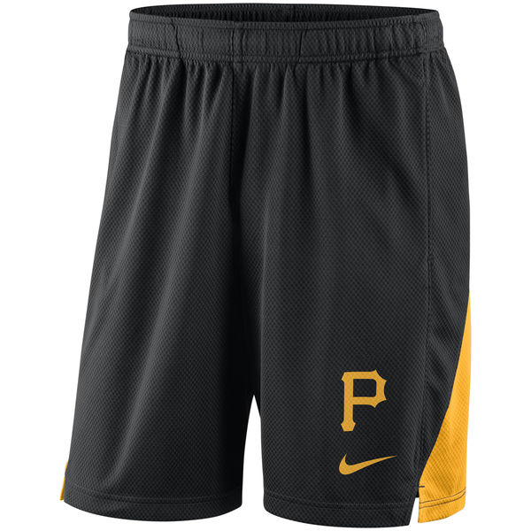 Men's Pittsburgh Pirates Black Franchise Performance Shorts